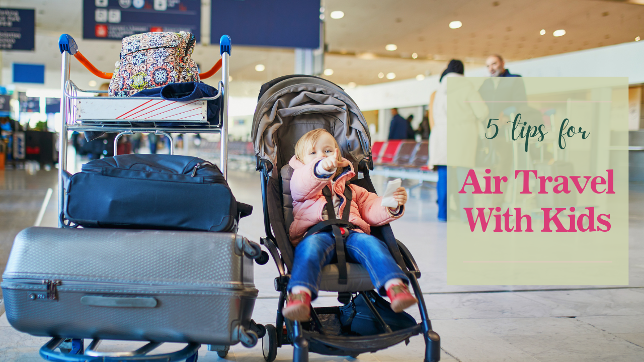 Air travel with kids doesn’t have to be stressful! Here are my essential tips for stress-free air travel with kids.